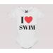 Body baby short sleeve mod. I Love Swim