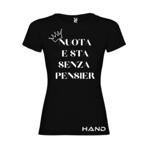 T-shirt woman short sleeve mod. Sta Senz Pensier