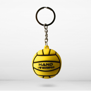 Water polo ball keychain
