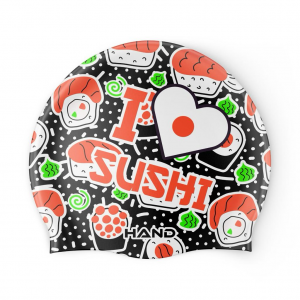 Cuffia Silicone I Love Sushi