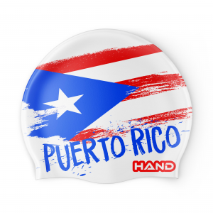 Headcap Silicone Flag Puerto Rico